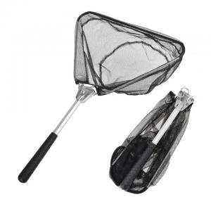 China 50CM Portable Fishing Tackle Set Foldable Durable Nylon Landing Fishing Net supplier