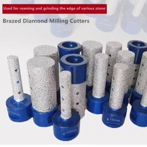 China Stone Carving Brazed Diamond Tools , Edge Grinding Diamond Milling Cutters supplier
