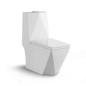 China Bathroom Square Diamond Design  One Piece Toilet supplier