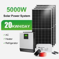 China 10000w Mono Panel Solar Power Generator Kits Off Grid Solar Energy System For Home on sale