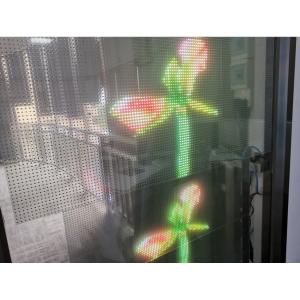 Soft P8 Transparent LED Screen Indoor Full Color Transparent Flexible LED Display