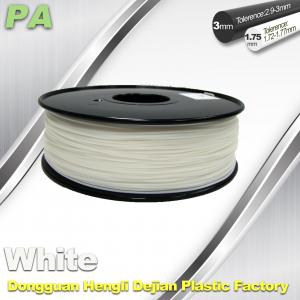 China High Strength 3D Printing Nylon Filament 1.75 / 3.0mm Withe no bubble supplier