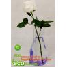 Transparent Vinyl Plastic Standup Flower Vase,PVC plastic flower vase with