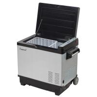 China Car Fitment 30L Portable Solar Fridge Refrigerator with Double Door and LFP Battery on sale
