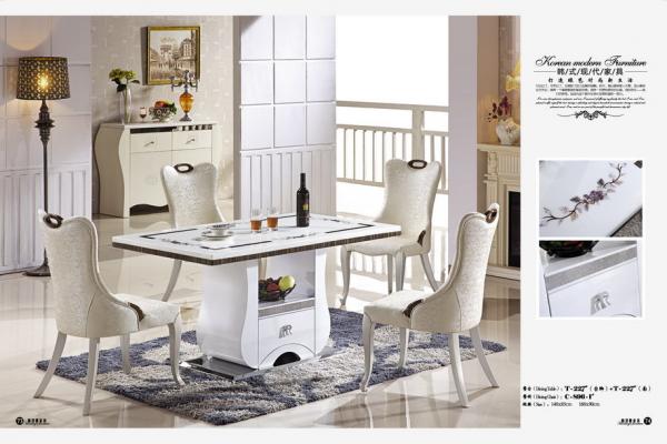 club 6 seater rectangular marble dining table furniture