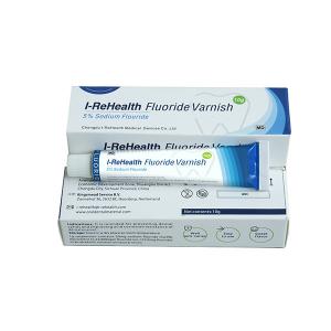 Natural Resin 5% Sodium Fluoride Tooth Varnish For Sensitive Teeth 22600ppm