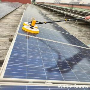Water Powered Solar Panel Cleaning Brush with Aluminum Alloy/Carbon Fiber Material US