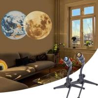 Moon Projection Lamp Creative Galaxy Light Projector Background Atmosphere Night Light Party Decor Birthday Gift Photo P