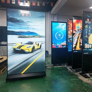 75" 100" 55 inch indoor touch screen lcd digital signage and displays
