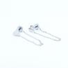 Stainless Steel Star Heart Stud Earring piercing ear stud chain