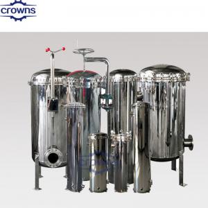 Stainless Steel Filter Housing China Manufacturers Large Flow Industrial Water Stainless Steel 304/316L Multi Bag Filter