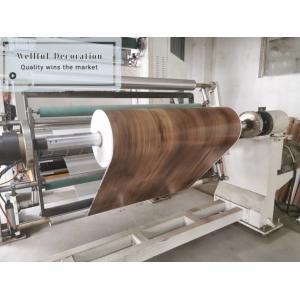 Oak Wood Design Vinyl Decorative Film Width 1000mm For SPC / WPC Flooring