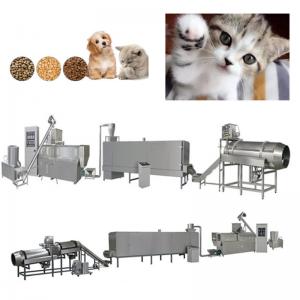 China 22kw Fish Feed Processing Line 1000kg Dog Cat Pet Food Processing Machinery supplier