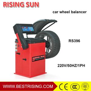 Semi automatic car wheel balancing equipment