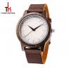 Custom Bracelet Wood And Leather Watch / Wood Face Watch Not Specified