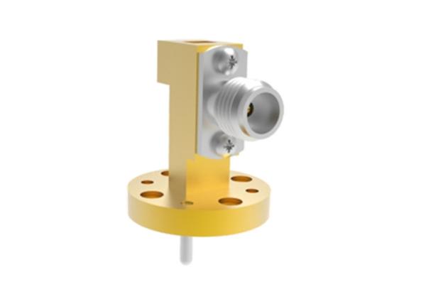 WR14 BJ620 から 1.85mm 女性 右角波導体からコアックスアダプター 49.8GHz~70GHz 1.85-BJ620-KF