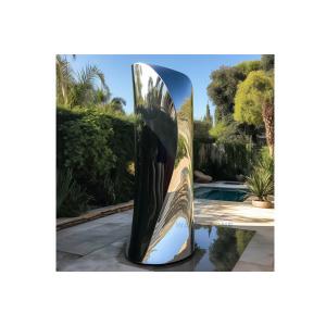 Timeless Reflection Stainless Steel Sculpture for Yard and Public Park Decoration