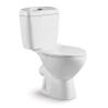 China 最新デザインのモダンなデュアルフラッシュセラミックトイレセット、スクエアWC、家庭用ホテル用、ホットセール、ツーピース、Sトラップ排水、伝統的 wholesale