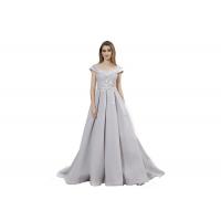 China Big Net Elegant Women Party Wear Ball Gowns / Evening Dresses For Muslim Ladies on sale