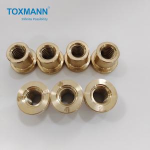 China Toxmann Brass Turned CNC Lathe Machining Parts For Plastic Mould supplier