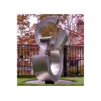 China Brushed Finish Stainless Steel Water Feature , Outdoor Water Fountains on sale