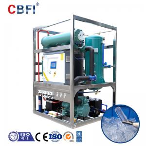 China R404a Ice Tube Machine 5 Tons Per Day Ice Business Uniform Thickness supplier
