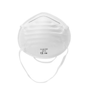 High Softness Cupped Face Mask Anti Dust For Mining / Textile White Color