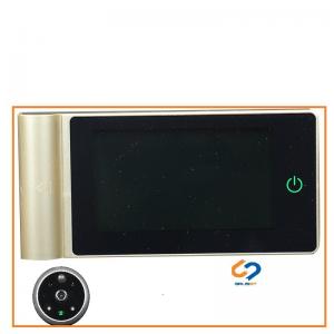 China Video Recording Wireless Digital Door Viewer / IR LED Ip Night Vision Door Camera supplier