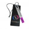 Custom Printed Luxury Clothing Paper Hang Tags Embossed Silver Foil Stamping