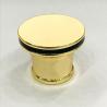 China Classic Gold Color With Black Color Zamak Aluminum Perfume Bottle Caps wholesale