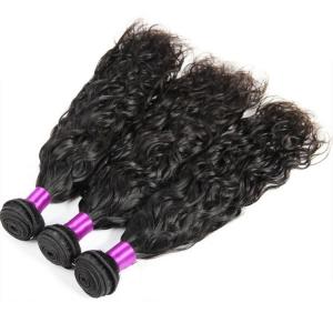 China Grade 8A Natural Wave Peruvian Hair Bundles , 100% Peruvian Curly Hair Weave supplier