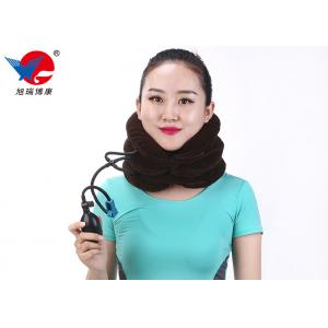 Instant Pain Relief Cervical Neck Traction Device Air Inflation Conform To Body Mechanics