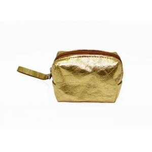 China Metallic color washable kraft paper coin pouch custom ladies mini coin purse with handle supplier