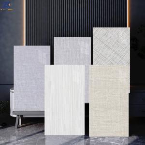 Bamboo Fiber Wallboard Wood Veneer PVC Wall Panels Anti Scratch