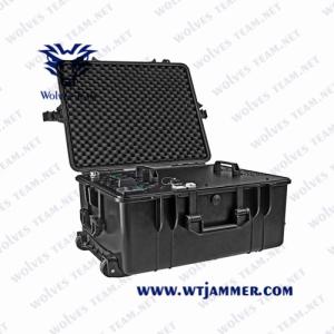 China Zangão de 360 graus que bloqueia Uav WIFI GPSL1 de Partable da defesa da segurança do espião do dispositivo anti supplier