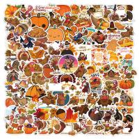 China Water Gel Creative Memories Stickers Holiday Gifts Happy Thanksgiving Stickers on sale