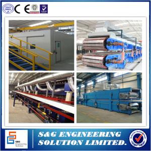 China rollo del panel del tejado 20MPA que forma la máquina, el panel de bocadillo del poliuretano 70kw produciendo la línea supplier