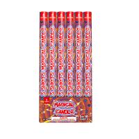 China Liuyang 5 Balls Magical Roman Candles Fireworks AFSL Certified on sale