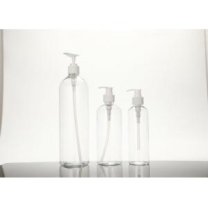China PET Empty Plastic Pump Bottles 500ml 1000ml For Shampoo Lotion supplier
