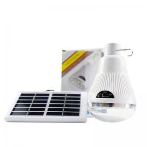 Factory Price 1000mAh 6v Solar Lamp Rechargeable Led Light Bulb With Solar Panel