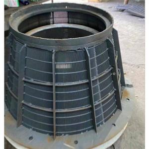 High Temperature Resistance Curved Wedge Wire Screen Using Slot Opening 0.02mm-15mm