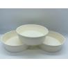 China Disposable PE Coating Single Wall Kraft / White Paper Salad Containers 500ml wholesale