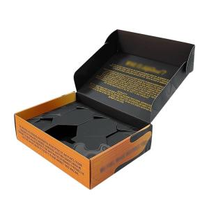 China Custom Embossed Perfume Flower Mailer Shipping Box Recyclable Material Structure wholesale