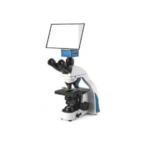 Trinocular 10X 20X Digital Microscope With Lcd Screen Portable White