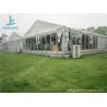China Outdoor Transparent Glass Wall Pagoda Party Tent for DIY Shop , 12 x 18M wholesale