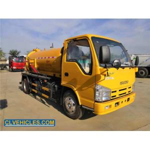 China ISUZU 100P 98Hp Sewage Pump Truck 200-400 Liters Stainless Steel Material supplier