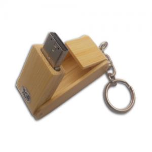 promotional gift wooden usb flash drive with keyring