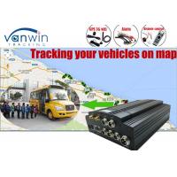 China 1TB SATA Hard Drive 4 Channel Car DVR , 3G H.264 DVR for Vehicles on sale