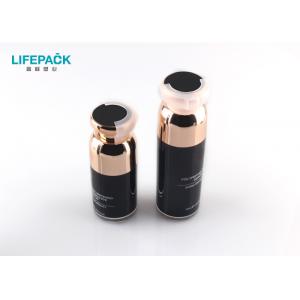 50ml Acrylic Vacuum Essence Bottle / Airless Packaging Cosmetic Silkprinting