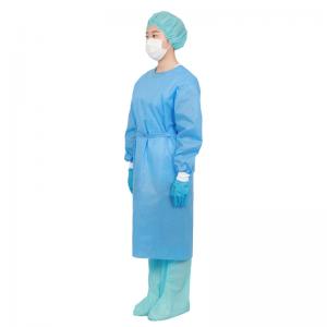 S-5XL Plus Size Disposable Isolation Gowns In Stock EN14126 standard